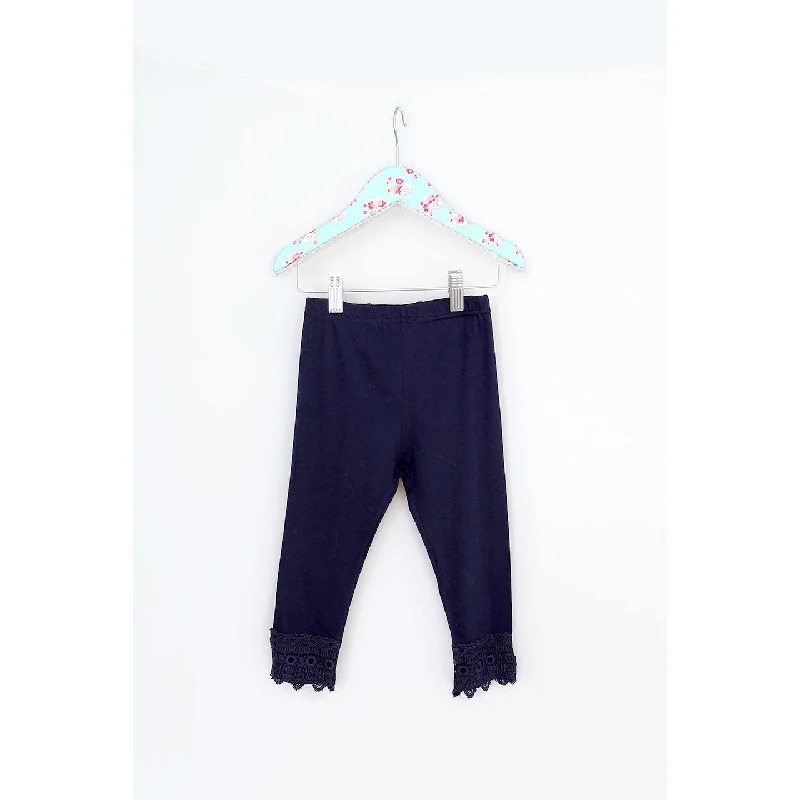 breathable mesh hats with adjustable straps for a perfect fitMaeli Rose Lace Trim Capri
