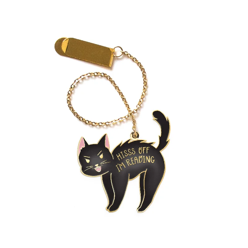 elegant dress hats for weddings and galasBlack Cat Enamel Bookmark
