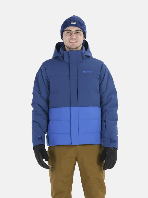 men's casual leather jacket with pocketsMen's Shadow Jacket - Twilight Blue/Trail Blue