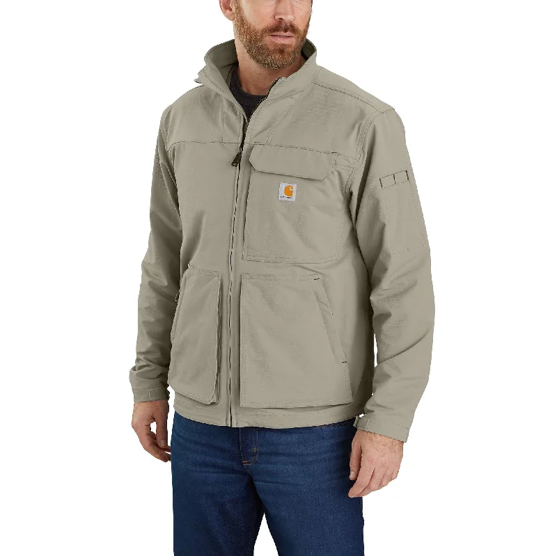 men's tailored wool coat with beltSuper Dux™Relaxed Fit Lightweight Mock-Neck Jacket - 1 Warm Rating