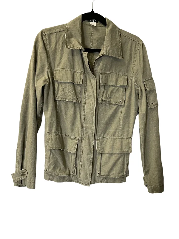 Women's Bomber CoatsJacket Moto By J. Crew In Green, Size: S